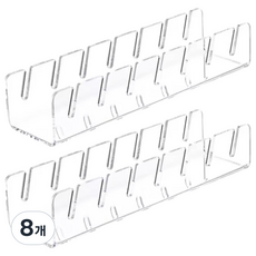 Joinmade Blackmade 壓克力帽子整理收納架, 8個, 白色