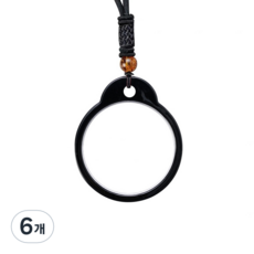 MEO 40歲至80歲專用項鍊式老花眼鏡 黑色 1.00D, 單一商品, 6個