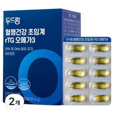 두드림 초임계 알티지 오메가3 30.6g, 30회분, 2개