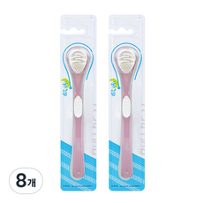 메디치트 양면 브러쉬 혀클리너 분홍, 8개