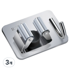 World Clean 不鏽鋼 304 工具掛架 C型, 3個, 銀色