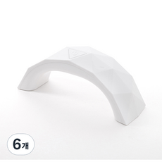 RB 凝膠燈 LED 9W 迷你凝膠美甲燈, 白色, 6個