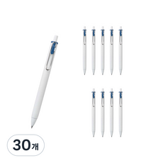 Uni 三菱 ball One 中性墨水筆 0.5mm, 藍黑色, 30個
