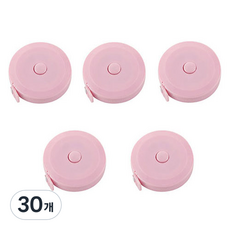 랩앤툴스 노드릭 원터치 줄자 핑크, 30개, 150cm