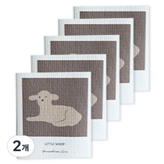 Yangsun Company多用途紙抹布 狗, 2個, 5入