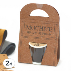 FUJIX Ltd. 富士克 MOCHITE 皮革人造皮革用線, 724 深棕色, 2個