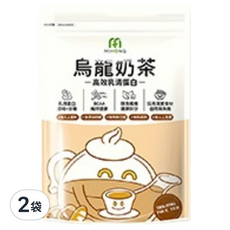 mihong®高效乳清蛋白-烏龍奶茶 2袋 健身運動後快速補充蛋白質 幫助肌肉修復, 500g