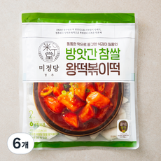 즐거운동행 미정당 참쌀 왕떡볶이떡, 400g, 6개