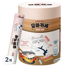 펫모닝 묘마카세 크리미 간식 15g x 60p, 2개, 900g, 연어맛 2개, 900g, 연어맛