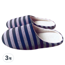 Market Gamsung條紋防寒室內鞋, 海軍藍