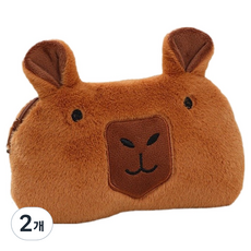 ARTJOY 豎耳水豚君鉛筆盒, 2個, 幸福