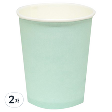 Swan 一次性咖啡廳容器 薄荷 84mm 295ml, 50入, 2個