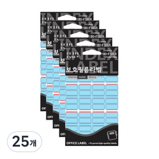 Petit Fancy 保護膜標籤貼紙 20-F101, 紅色 (20-F101R), 15件, 25個