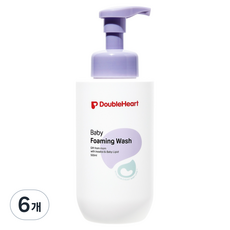 DoubleHeart 嬰兒泡沫潔膚露 無香, 6個, 500ml