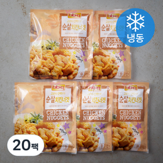 비비큐 순살 치킨너겟 (냉동), 200g, 20팩