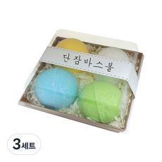 허브플러스 단잠 바스볼 애플 + 캐모마일 + 오션 + 레몬 선물세트, 3세트