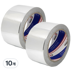 부광테이프 은박 알루미늄 호일테이프 은색 23m, 10개
