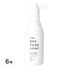닥터블랭크 강아지 구강 청결 스프레이 카라멜향, 120ml, 6개