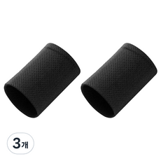 LUMION 運動涼感護腕 2入, 3個, 黑色