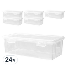 필기구 수납박스, 투명, 24개