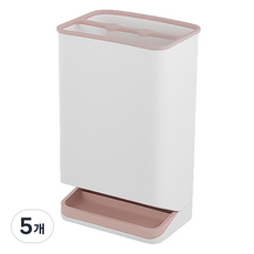 블럭마트 가정용 현관 스탠딩 우산꽂이, 5개, 핑크