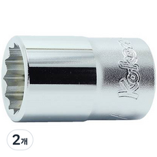 코켄 1/2 소켓 12각 4405A 5/16 핸드용 인치규격 숏, 2개