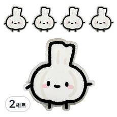 골드팡 귀여운 야채 캐릭터 아크릴 북클립 집게 5p 세트 마늘, 2세트, 2.5cm