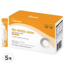 헬로바이오 맥스 비타민C 3000 90p, 270g, 5개