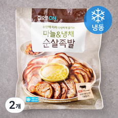 집으로온 마늘&냉채 순살족발 (냉동), 400g, 2개