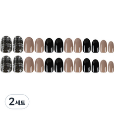 JOYME Daysoy 簡約亮點美甲貼 24p 組, N43, 2套