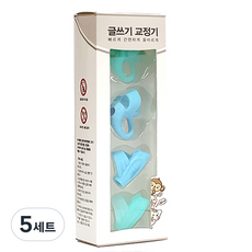 Kording 矽膠握筆器 KD-22 4個組, 藍色, 5組