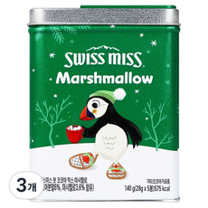 스위스미스 머쉬멜로 핫코코아 틴케이스, 28g, 5개입, 3개