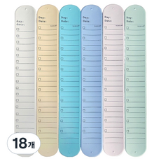 Mungudam 可重複使用的護士手腕束帶筆記本 13 中型組, 18個, 混合顏色