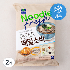 면사랑 돈카츠 메밀소바 2인분 (냉동), 1.363kg, 2개