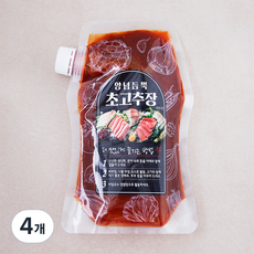 주비푸드 양념듬뿍 초고추장, 500g, 4개