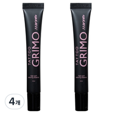 타투그리모 스킨어게인 헤어 두피물들임 컬러링 에센스 20ml, 4개, 흑색