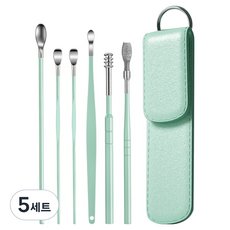 브랜디온 부드러운 귀이개 민트 6종 세트, 5세트
