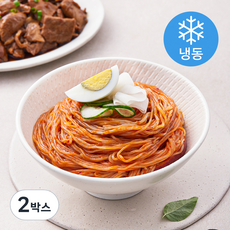 외갓집 불고기와 함께 먹는 옥천 비빔냉면 4인분 세트 (냉동), 1.36kg, 2박스
