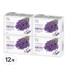 MUKUNGHWA 無窮花 自然美人 薰衣草香皂, 12個, 90g