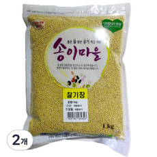송이마을잡곡 찰기장, 1kg, 2개