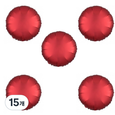 라운드 새틴럭스 은박 풍선 45cm, 상그리아, 15개
