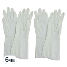 큐트미 니트릴 튼튼한 고무장갑 S 33cm + S 38cm 양쪽착용 세트 MP508, 소(S), 6세트