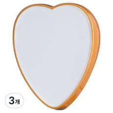 크블랑스 예쁜 하트 발각질 제거기 화이트골드 72 x 90 mm, 100g, 3개, 1개입