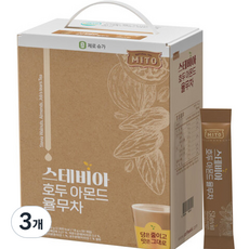 MITO 스테비아 호두 아몬드 율무차, 18g, 50개입, 3개