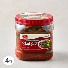 동원 양반 열무김치, 1.2kg, 4개