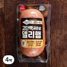 그릭슈바인 고단백 굵은살 델리햄, 350g, 4팩