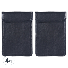 Goems 收據文件板夾 8 x 12 cm, 黑色, 4個