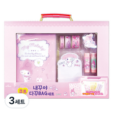 핑크망고 큐트 내꾸야 다꾸 BAG 세트, 마이멜로디, 3세트 마이멜로디, 3세트