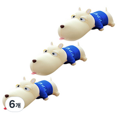 블럭마트 숯 먹은 강아지 블루, 6개