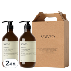 솔브이오 극손상 트리트먼트 1000ml x 2p + 선물세트, 2세트